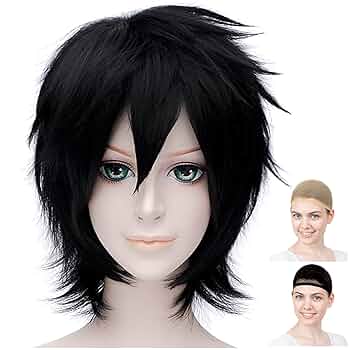 HARMATE cha cha ソフトブラックショートウィッグ Amazon.co.jp: Hawkko ウィッグ メンズ かつら ショート フル